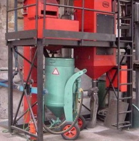EKOLOG Independent abrasive cleaning unit