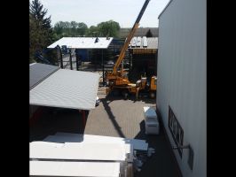 Construction of a new production hall