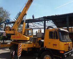 Construction of a new production hall